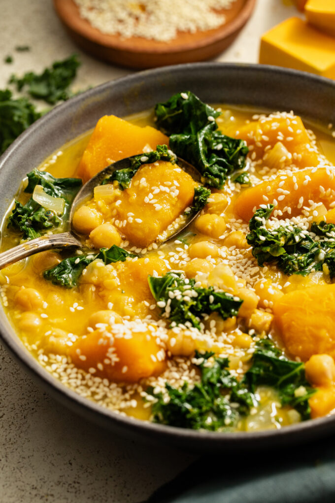 1 냄비 단호박 병아리콩 된장국