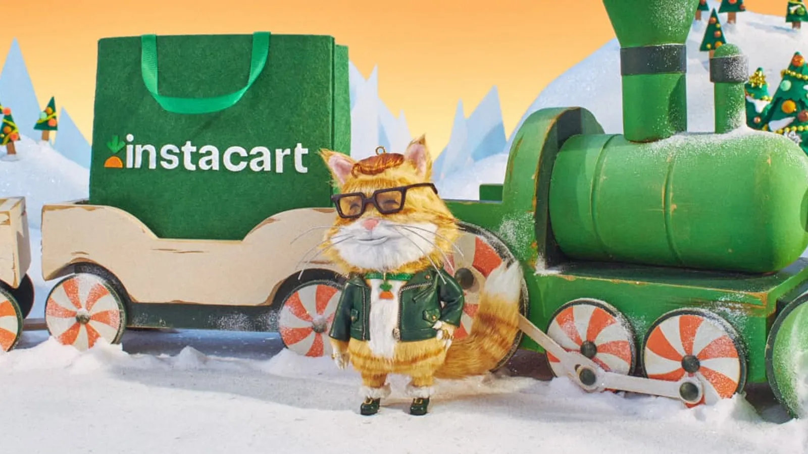 Instacart의 애니메이션 휴일 광고는 계절적 혼란 속에서 압박감을 완화하는 것을 목표로 합니다