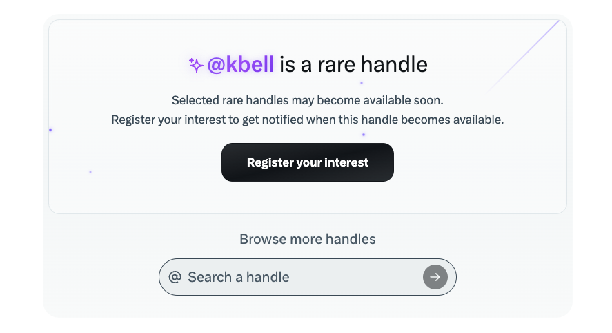 X의 핸들 마켓플레이스가 열려 있고... 지불할 의향이 있다면 흥미로운 이름이 있습니다