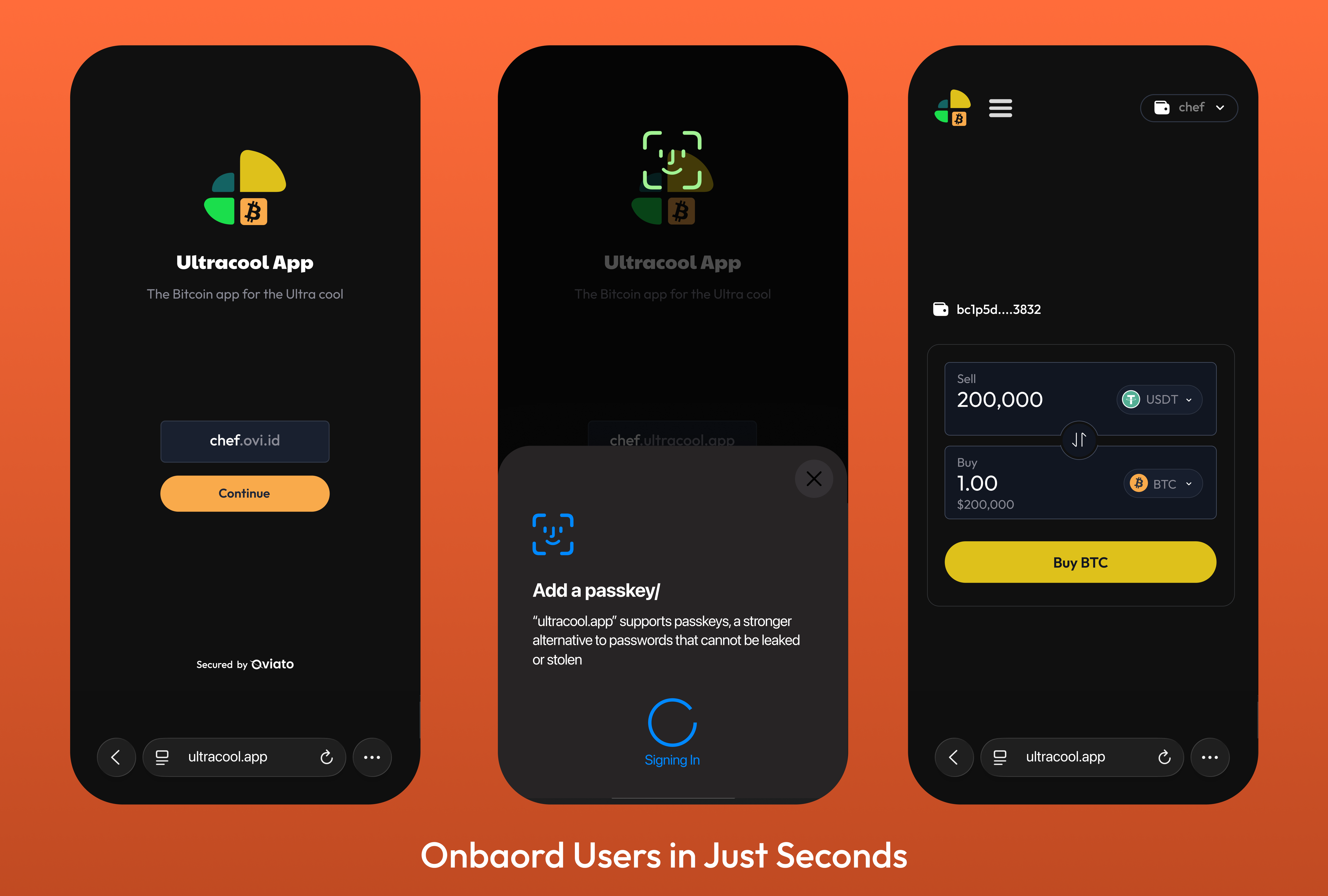 Oviato, 비트코인 ​​암스테르담에서 Passkey 네이티브 비트코인 ​​지갑 SDK 출시