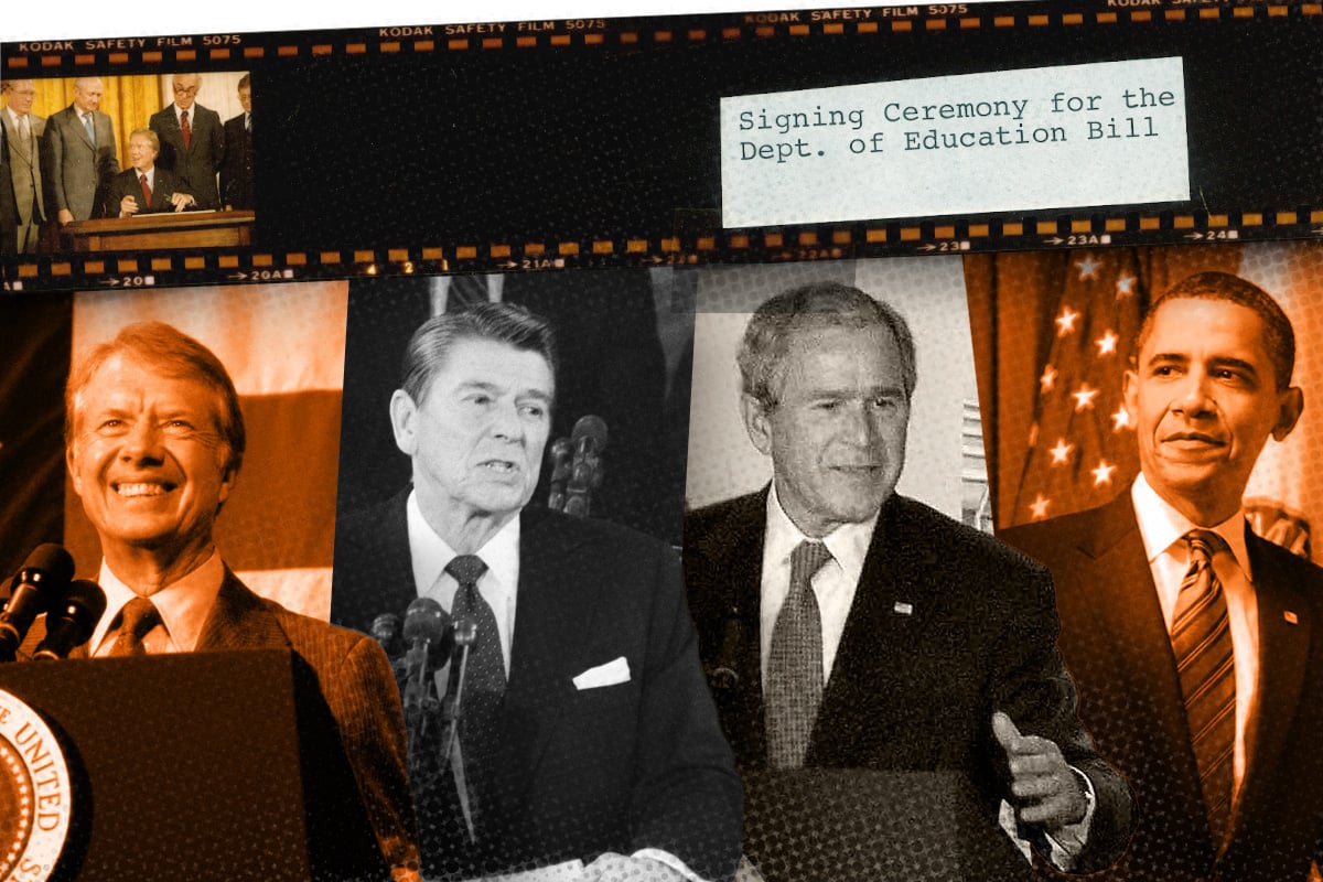 교육부를 해체하려는 트럼프의 노력은 오랜 역사의 일부