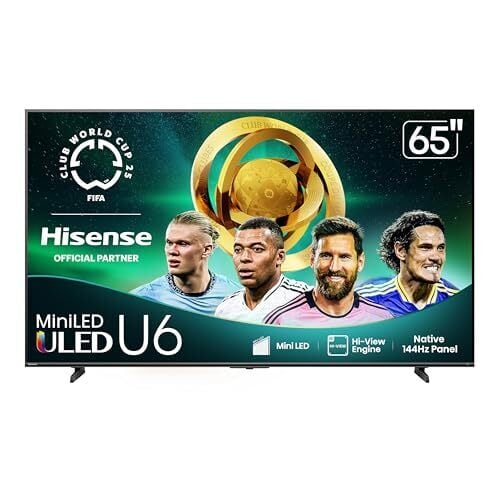 이 Hisense 65인치 미니 LED TV는 현재 $300 할인 중입니다