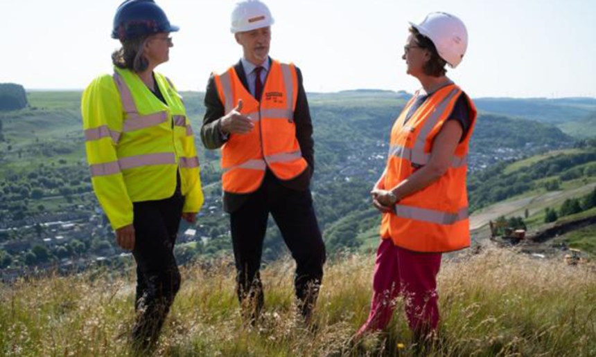 웨일스 정부, 새로운 Disused Tips Authority 본부를 발표