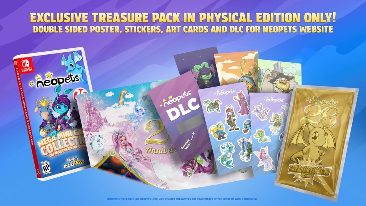 Neopets: 메가 미니 게임 컬렉션으로 27개의 Neopets 브라우저 게임을 콘솔로 출시