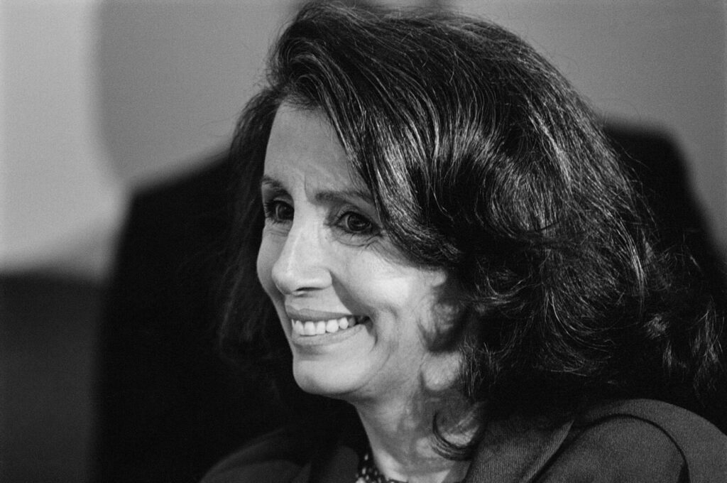 국회의사당 렌즈 | 펠로시에 초점을 맞추고