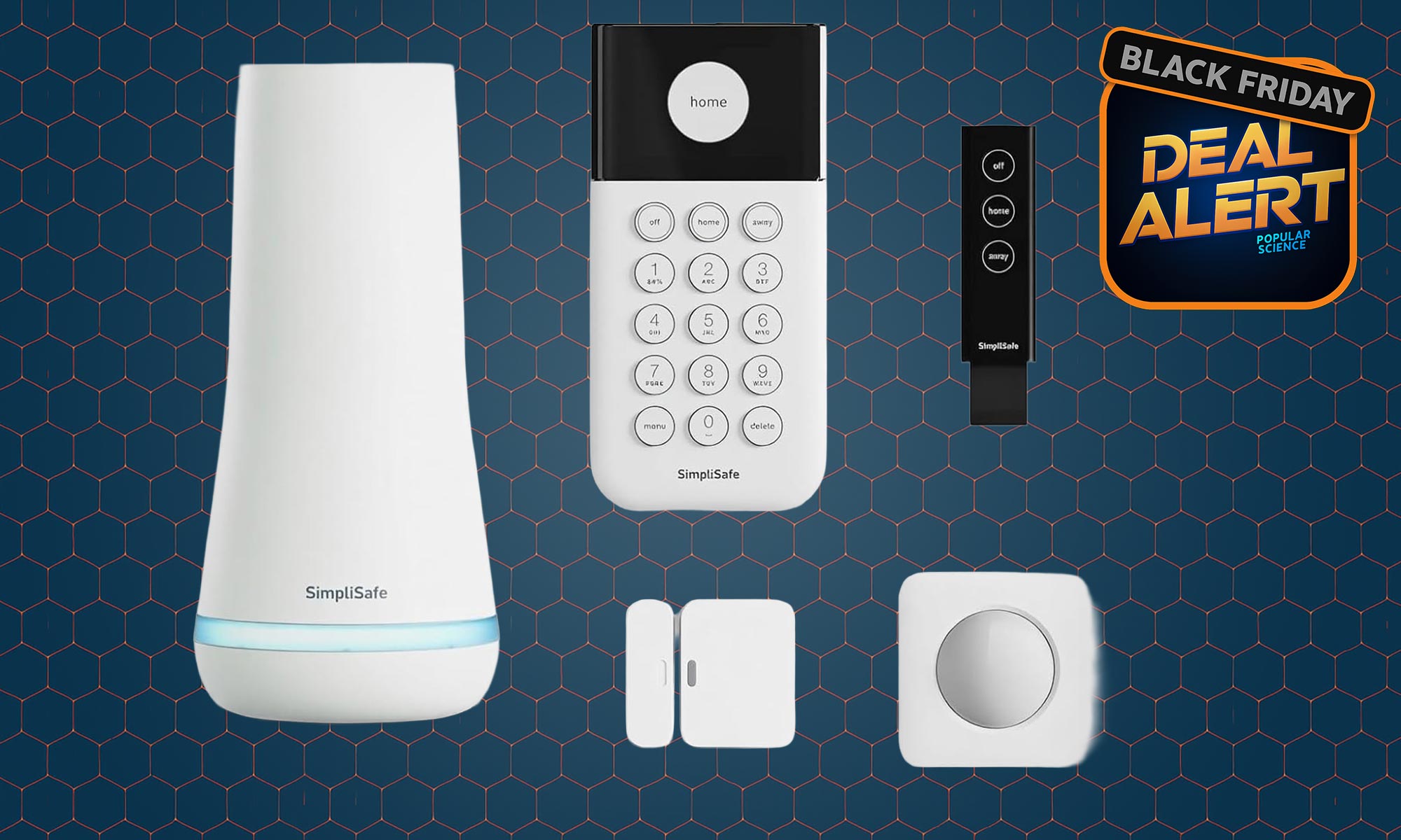 Amazon 블랙 프라이데이 세일 기간 동안 단 $99에 완전한 SimpliSafe 5피스 홈 보안 시스템을 구입하세요